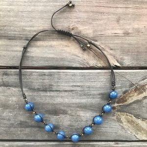 Blue Bead Necklace